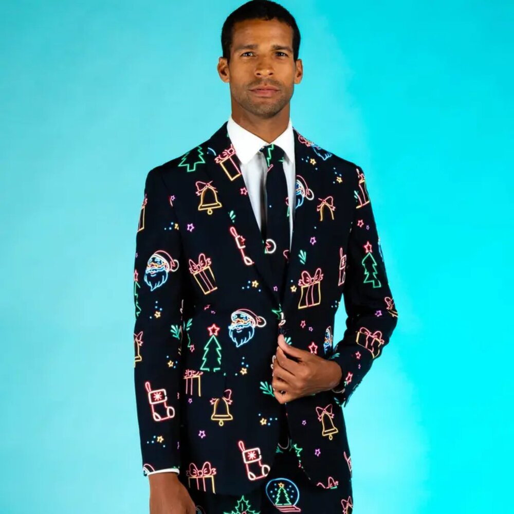 Shinesty The Naughty Neon Noel Men's Suit